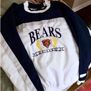 Vintage Chicago Bears - LOGO 7 - Quilted Pullover